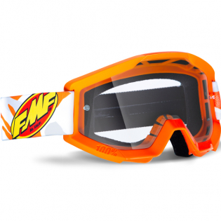 Очки кроссовые FMF Powercore Assault Grey (прозрачная линза)