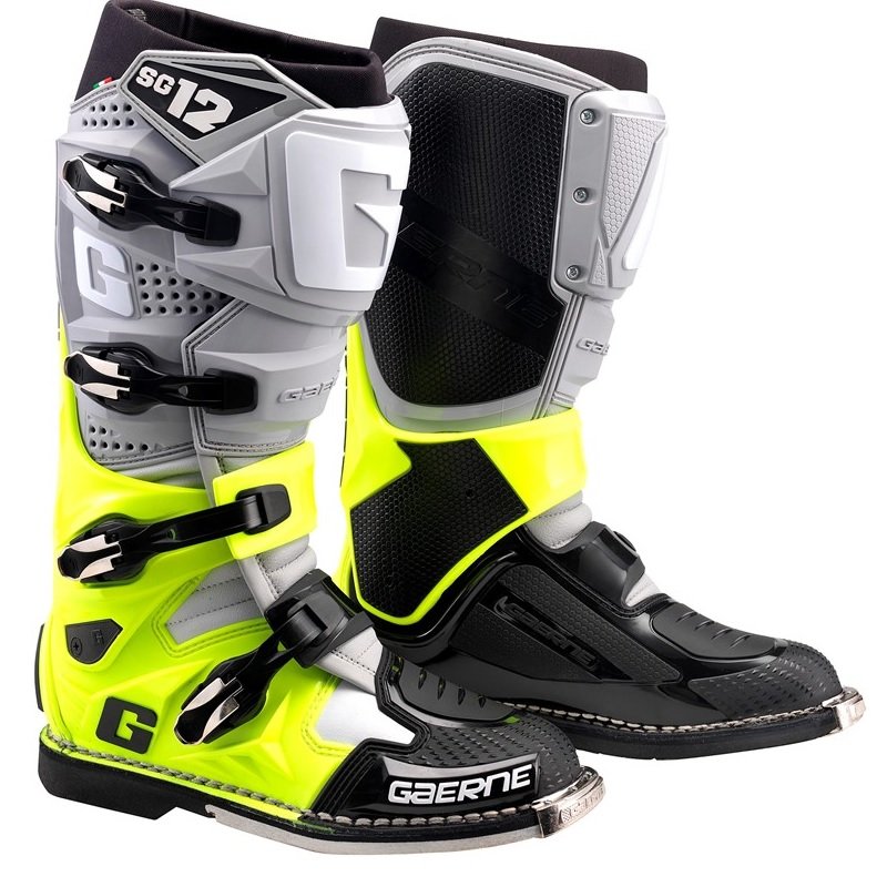 Мотоботы GAERNE SG-12 GREY/Hi-Vis YELLOW/BLACK