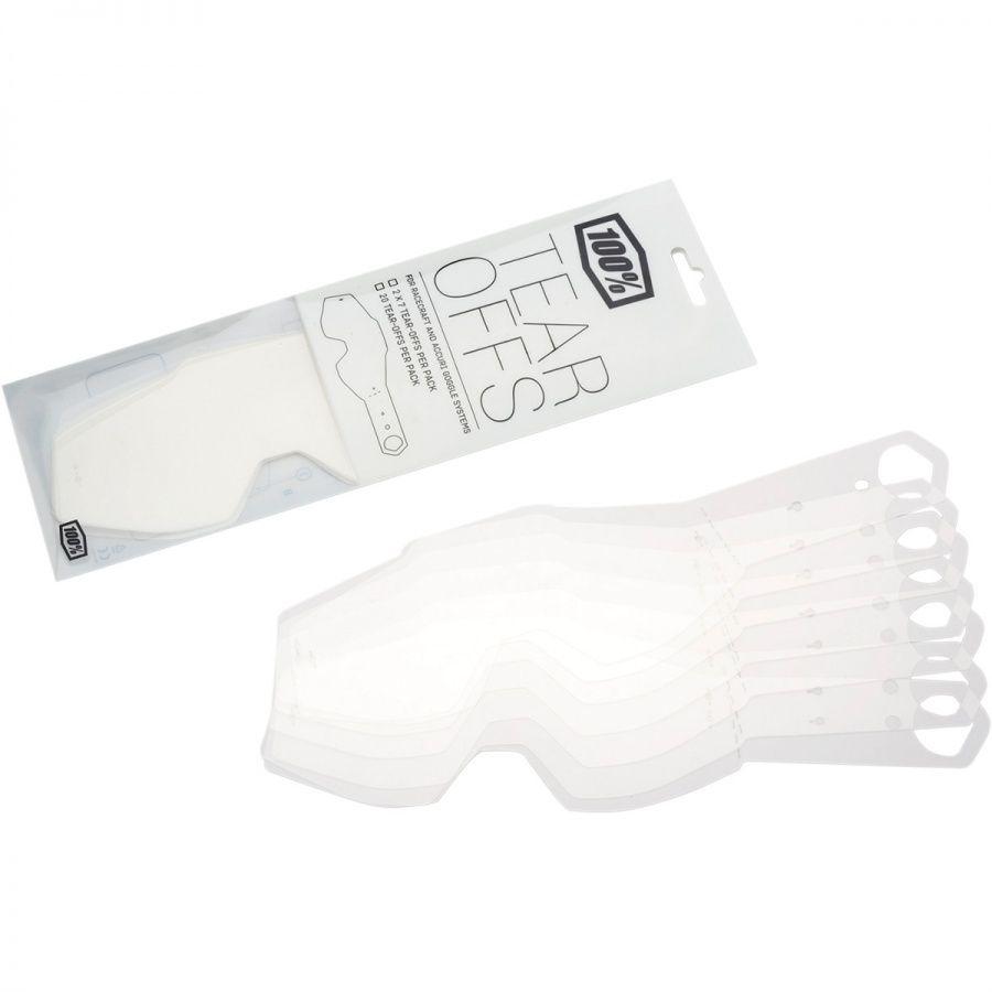 Линзы отрывные 100% RC2/AC2/ST2 Laminated  Tear Offs 2x7 шт