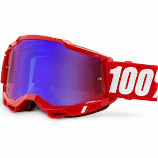 Очки 100% Accuri 2 Goggle Red / Mirror Red/Blue Lens