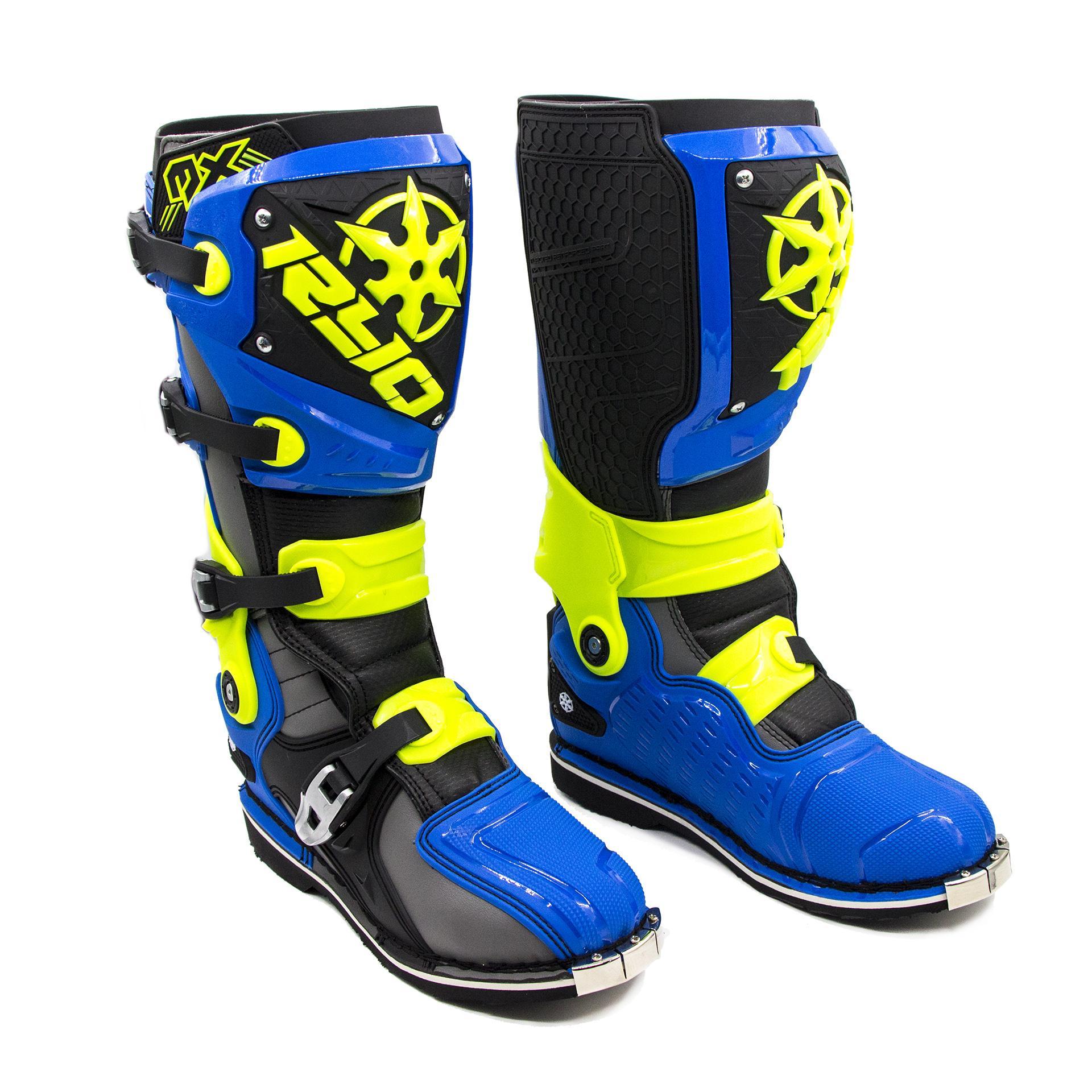 Мотоботы RYO Racing MX7 Enduro Синий/желтый